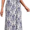 Dokotoo 2 Piece Sets for Women Summer Sleeveless Tank Tops and Boho Tie Knot Elastic Waist Midi Skirt Set (XXL)