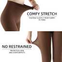 JOYNE Women's 80D Soft Opaque Tights Solid Color Pantyhose High Waist Footed Pantyhose (Coffee 1 Pairs))