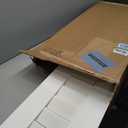 Ekena Millwork GVPVE12X3601SF Vertical Surface Mount PVC Gable Vent, 12 W Inch x 36 H Inch, Factory Primed White