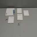 Single Screwless Blank Wall Plate Cover for Decorative Light Switch Outlet Dimmers GFCI Receptacle 1-Gang Electrical Faceplate White (4-Pack)