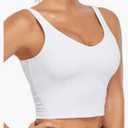Pure Champ Sports Bra Womens Longline Padded Crop Tank Yoga Bras Workout Fitness Top XL