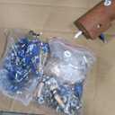 Tribesigns Set of 2 Rattan Sideboard Buffet with Storage, 59 Inch Accent Cabinet with Doors, Storage Cabinet for Dining Room, Living Room, Kitchen, Caramel Brown