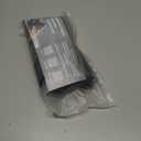 BELINO Pilates Socks for Women with Non Slip Grippers  Crew Socks for Yoga, Barre, Gym, Workout, Hospital 4 Pairs (Black)