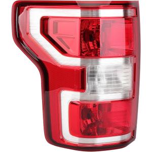 Driver Side Tail Light Assembly Compatible with Ford F-150 2018-2020 With Bulb and Harness Left Tail Lamp