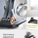 LISEN for iPad Stand Tablet Holder for Desk, Cool Home Office Desk Accessories for Men Women Kids Tablet Gifts, Office Home Essentials Gadgets Portable Monitor Stand for iPad a16 Accessories Switch (Black)