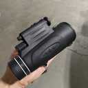 Long Range 8000m Monocular 100X90 Telescope Low-Light Night Vision HD Telescope for Smartphone Outdoor Optics Scope (Color : Type 2 with Clip)