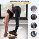 TEMI Slant Board for Calf-Stretching - Wooden Incline Wedge Stretcher for Squats, Foot & Ankle Mobility, Portable Fitness Equipment, Balance Block for Heel Stretch