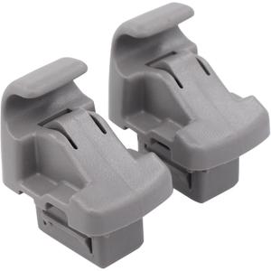 MOTOKU Set of 2 Grey Sunvisor Sun Visor Holder Clips for Subaru Ascent 2019-2022 Crosstrek 2013-2017 Impreza 2008-2016 Legacy Outback 2010-2022