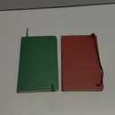 OMEYA 4 Pack Lined Journal Notebooks for Work, 100gsm Thick Paper, 5.7"x 8.3", College Ruled A5 Notebook Bulk, Leather Journal for Writing, Hardcover Notebooks for School, Office, Journal for Men