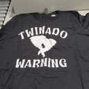 Twinado Funny Twin T-Shirt, Black, 2XL
