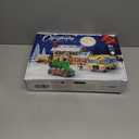 Snow Village Building Set,4 in 1 Christmas Vacation Holiday House&Cousin Eddie's RV&Picup Truck&Garage Building Blocks Model Kit Compatible with Lego for Child Adults(2056PCS)