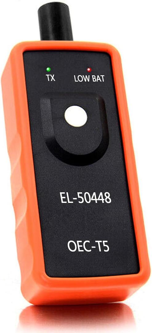 GM Tpms Relearn Tool, 12V Auto Tire Pressure Monitor System Sensor, EL-50448 TPMS EL50448 OEC-T5 Reset Tool Compatible with Most GM Series Vehicles 2010-20131PCS (Orange)