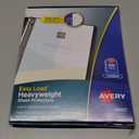 Avery Clear Heavyweight Sheet Protectors, Non-Glare, Easy Load, 50 Document Protectors (74107)