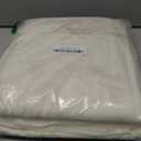 H.VERSAILTEX Elegant Natural Linen Curtain Panels Energy Efficient Semi - Sheers Linen Curtains/Nickel Grommet Window Treatments Panels/Drapes (Set of 2, 52 by 96 Inch, Ivory)