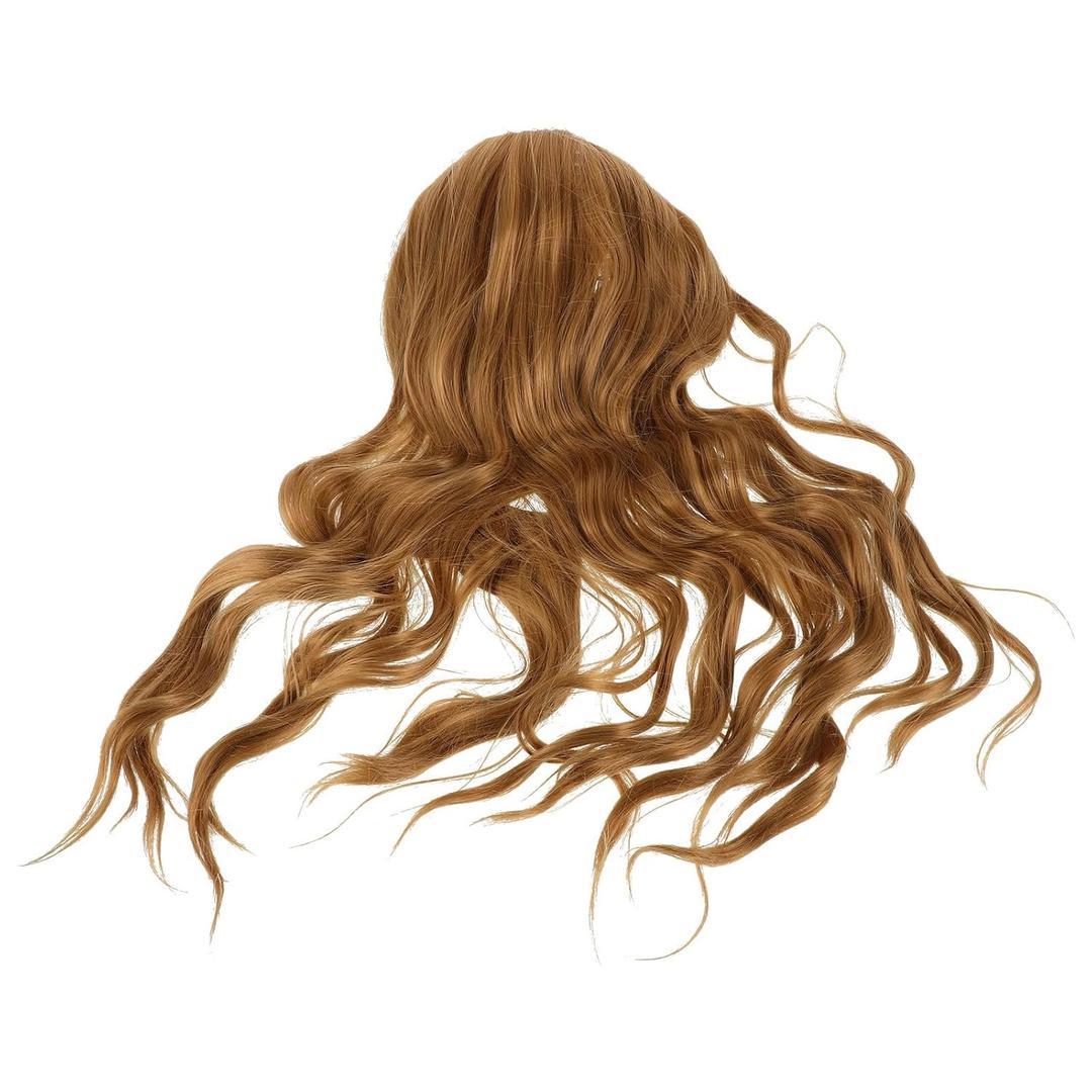 Wavy Long Synthetic Hair Wig for Women, High Temperature Resistant Cosplay Wigpiece, Daily Party Hair Wig Makeover