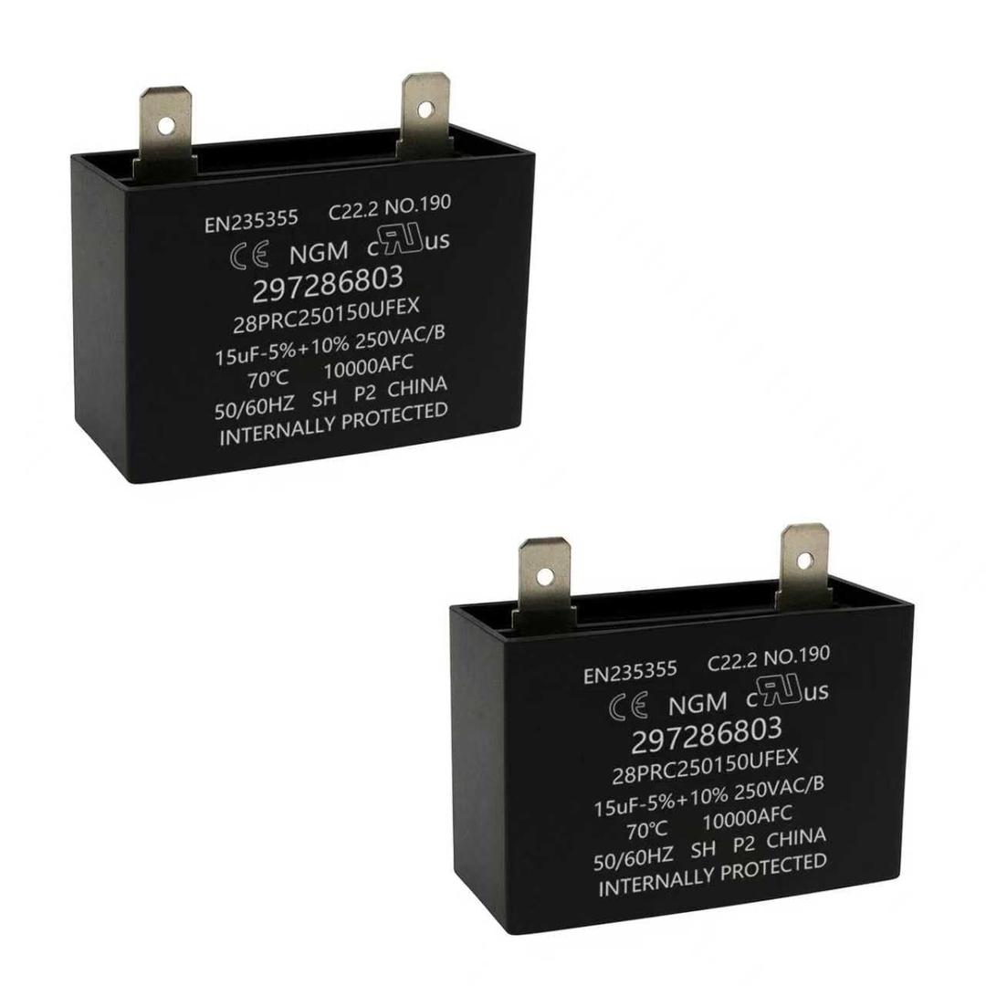SPRWRRM 297286803 Refrigerator Operating Capacitor 2 Pack