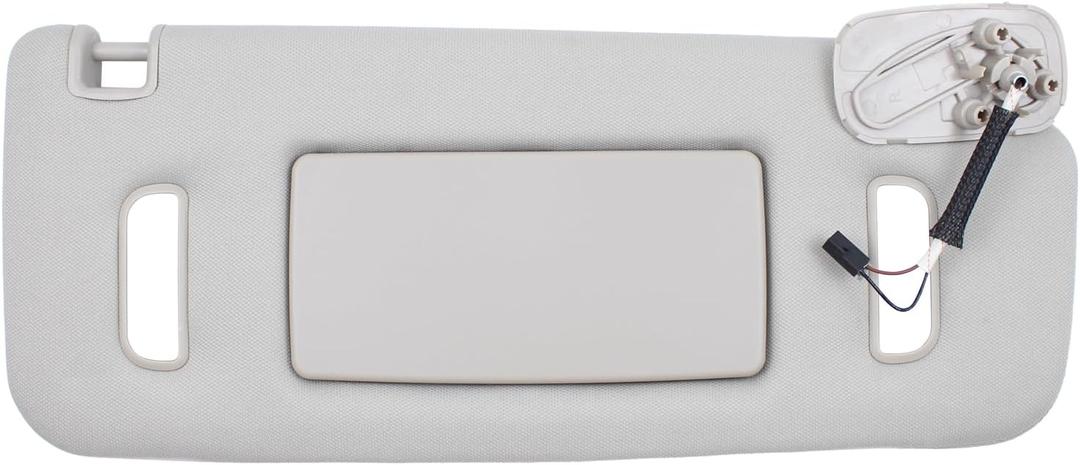 ApplianPar Gray Right Passenger Side Sun Visor for Silverado Sierra Yukon 1500 2500 3500 Tahoe Avalanche Regal TourX Escalade Suburban