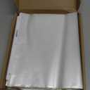 Amazon Basics Polypropylene (PP) Sheet Protector, Non-Glare, 200 Pack, Clear