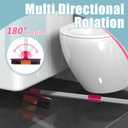 Magic Silicone Broom Sweeper, Multi-Function Floor Cleaning Brush, Bathroom, Pet Hair, Dog Brush Set (Pink)