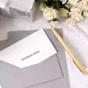 Outus 100 Pcs Wedding Favors Pens Metal Bulk Slim Ballpoint Pen 1 mm Medium Point Retractable with Black Ink Bridal Shower Recuerdos Para Boda Party Gift Guest Office Business Student Teachers(Gold)
