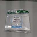 Wowfit 50 CT 8x12 Inch Clear Flat Cellophane Treat Bags with 6 Gold Twist Ties, Cello Packaging for Mugs, Dessert, Muffins, Party Favors and Gift Wrapping