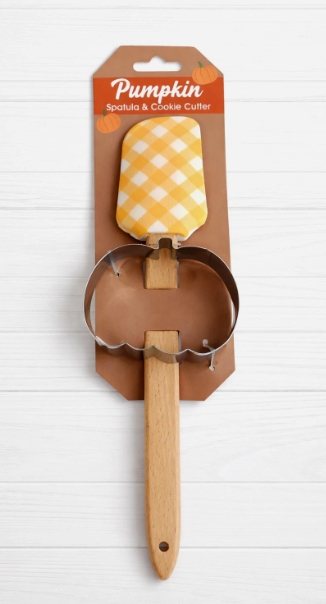 Pumpkin Spatula & Cookie Cutter 4 Pack