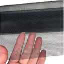 22 Mesh Black Stainless Steel Window Screen, 3.28ft x 9.84ft Electrostatic Powder Coated Mesh, Rust & Pet Proof Mosquito Insect Barrier for Windows, Doors, Patios, Easy Cut DIY Screen Replacement