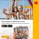 KODAK 8Inch WiFi Digital Picture Frame, 1280x 800 IPS HD Touchscreen Digital Photo Frame with 32GB Storage, Easy Setup to Share Photos or Videos Instantly from Anywhere(Khaki-WiFi)