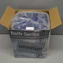 XLHOMO Navy Blue Bathroom Accessories Set - Gorgeous Bathroom Set, 10PC Bathroom Accessory Set, Toilet Brush, Trash Can, Qtip Holder & Soap Dispenser