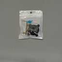 DEERLET Airtag Dog Collar Holder, IPX8 Waterproof, Removable Metal Buckle Strap - Ultralight Hard TPU, Compatible With Apple AirTag, Black 1 Pack