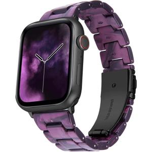 BINLUN Compatible with Apple Watch Bands 38mm 40mm 41mm 42mm 44mm 45mm 46mm 49mm for Women Men Lightweight Resin Watch Straps Compatible with iWatch Series 11/10/9/8/7/6/5/4/3/2/1/Ultra3 2 1/SE3 2 1