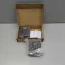 HOMOTEK 2 Pack Privacy Pocket Door Pull Without Switch Plate - Replace Old Passage Sliding Door Pull No Lock Quickly and Easily, 2-3/4x2-1/2, for 1-3/8 Thickness Door, Oil Rubbed Bronze