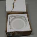 ONTUBE Ceramics Grater Plate for Ginger, Garlic, Onion, Cheese, Lemon, Chocolate, Vegetables and Fruits for Kitchen, White (5.5" x 1 Pieces)