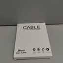 90 Degree iPhone Charger 6FT, Apple MFi Certified, 3Pack Fast Charging Cables Cord,6Feet Right Angle Nylon Braided USB Lightning Cable for iPhone 14/13/12/11/Pro/Max/Mini/X/Plus/8/7/6/5S/Plus/iPad (Grey)