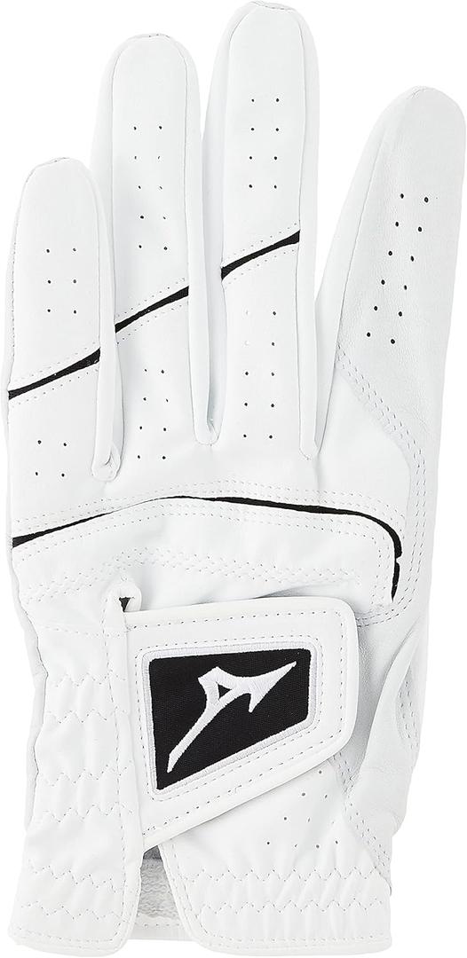 Mizuno 2020 Elite Golf Glove White/Black, Large, Left Hand