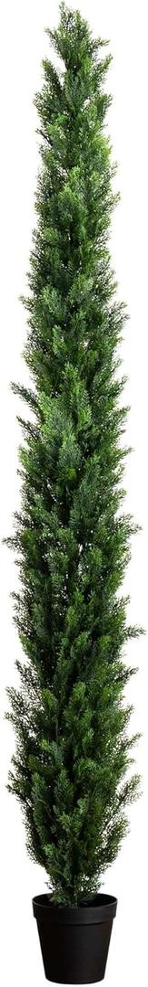 Nearly Natural 10ft. UV Resistant Artificial Cedar Pine Tree (Indoor/Outdoor)