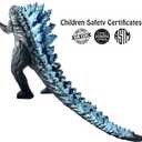 TwCare Set of 2 Mecha Godzilla Earth MechaGodzilla Kiryu Toys, Kaiju Universe Action Figures King of The Monsters Movable Joints Movie Series Soft Vinyl, Travel Bag