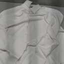 Mutitop Button Down Shirts for Women Long Sleeve Dress Shirts Wrinkle Free Collared Work Office Solid Blouses Corset Tops (XX-Large, All White)