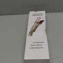 2-in-1 Rotating Hair Curler & Straightener with Auto Curl Technology, Dual Voltage, Anti-Frizz, Fast Heating, Dry and Wet Styling Tool, Travel for Girls Women