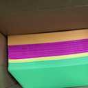 Lallisa 120 Pcs Neon Glow Party Supplies Serves 60 Neon Paper Food Trays Disposable Birthday Food Boat with Wax Paper Sheet Serving Tray for Buffet Glow in The Dark Movie Night Party Decoration
