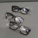 miyya Stylish Reading Glasses for Women, Cheaters Eyeglasses, Oversized Blue Light Readers, Fashion Eye Glasses