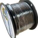 Electric Fence Double Insulated Underground Cable 12-1/2 Guage / 2.5mm Steel Wire Core, 164 Feet Length, Spooled on Plastic Cable Reel