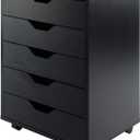 Winsome Halifax 5-Drawer Storage Cabinet, Black (20519)