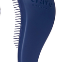 Crave Naturals Glide Thru Detangling Brush - Detangler Brush for Natural, Curly, Straight, Wet and Dry Hair for Adults and Kids - Hair Brush for Little Girls, Toddlers, Teens - 7.5 x 3 inches, Blue