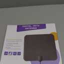 TV Antenna Indoor Long Range, Supports 4K 1080p Smart TV Signal Reception with Signal Amplifier 16ft HDTV Coax Cable