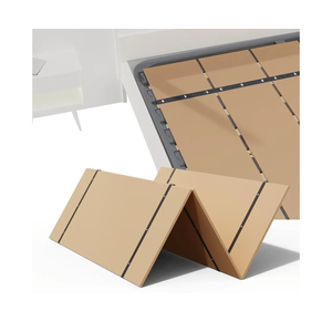Bunkie Board, 6mm Thin, Large Queen Size (60 x 80 in)Heavy Duty Bed Panels Foldable Box Spring, Bed Support Slats under Mattress | Modular Portability Design, Easy Setup, Foldable, Low-Profile Design