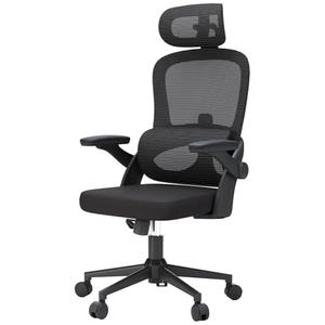 SIHOO Ergonomic Office Chair, Office Chair with Up&Down Lumbar, High Back Home Desk Chair with 3D Armrests, Computer Chair with Adjustable 2D Headrest, Tilt Function Black