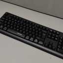 TECKNET Wireless Keyboard, 2.4G Silent Full-Size USB Keyboard with Number Pad, Ergonomic Keys & Adjustable Feet, Compatible with Laptop, PC, Desktop, Notebook, Windows 11/10/8/7 Black