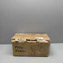 Pink Baby Playpen 50x50 Inches Playpen for Little Princess Play Yards Indoor & Outdoor Sturdy Safety Baby Girls Play Pen with Soft Breathable Mesh Toddlers Activity Center with Anti-Slip Base