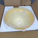 Antique Glass Lamp Shade for Floor lamp, Alabaster Torchiere Lamp Shade Replacement, Floor Lamp Replacement Parts (Antique, 12'')